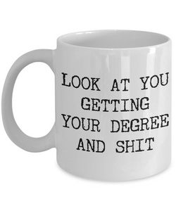 Bachelors Degree Gift Idea Bachelors Degree Graduation Gift Mug Bachelors Degree Coffee Cup Mugs-Cute But Rude