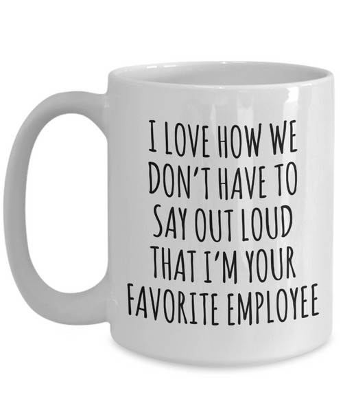 Boss's Day Gift for Boss Mug Office Humor Happy Bosses Day Funny Sarcastic Coffee Cup