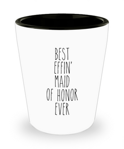 Gift For Maid Of Honor Best Effin' Maid Of Honor Ever Ceramic Shot Glass Funny Coworker Gifts