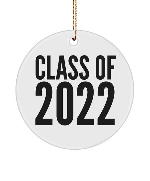 Class Of 2022 Ceramic Christmas Tree Ornament