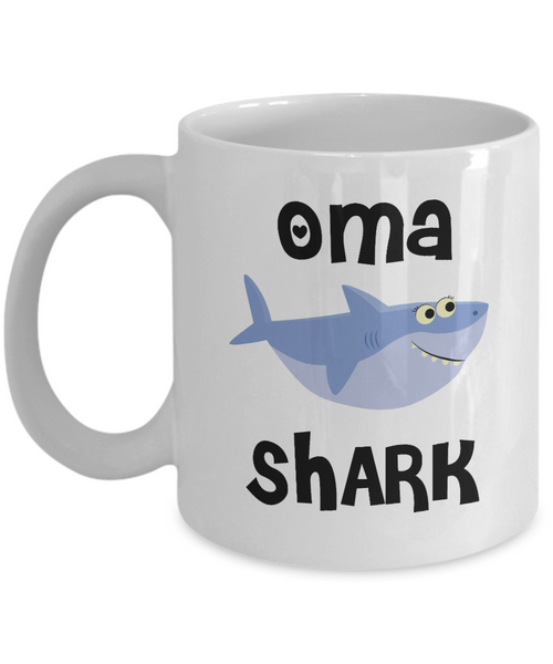 Oma Shark Mug Do Do Do Coffee Cup Oma Birthday Gift Idea Gifts for Omas