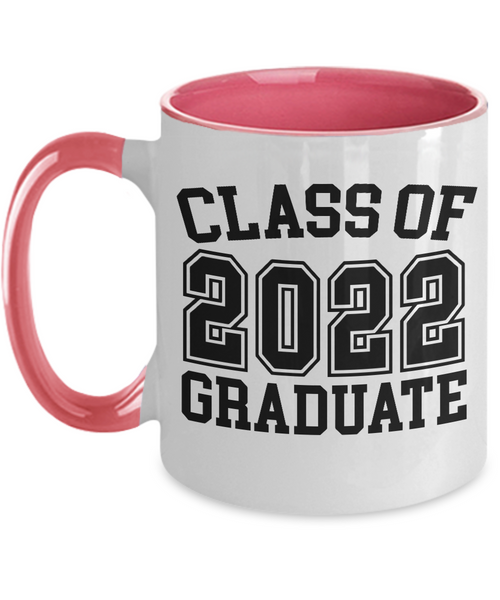 Class of 2022 Graduate Mug Two-Tone Coffee Cup Funny Gift