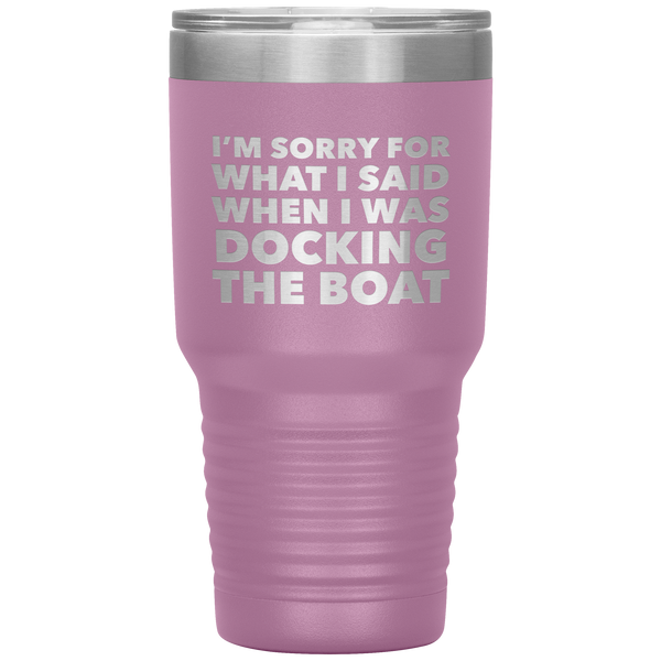 Boating Gifts Funny Boater Tumbler for a Boat Owner Travel Coffee Cup 30oz BPA Free