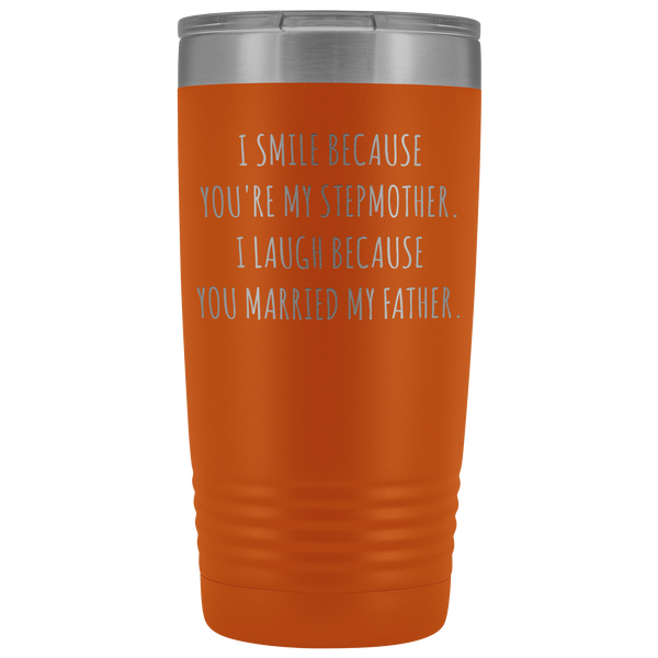 Stepmom Mug Step Mom Gifts Stepmother for Step Mom Present Stepparent Mother's Day Funny Tumbler Insulated Travel Coffee Cup 20oz BPA Free