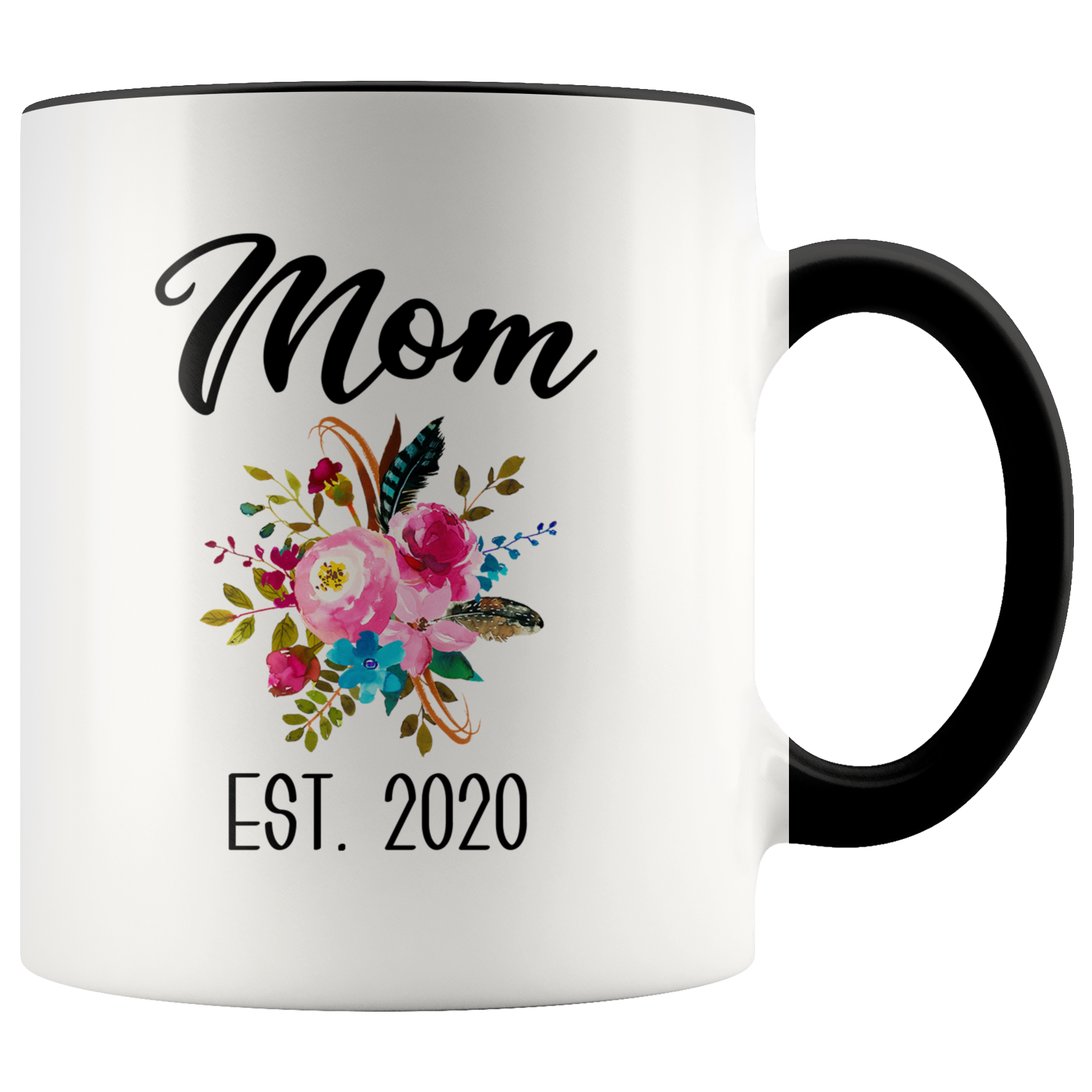 New Mom Mug Expecting Mommy to Be Gifts Baby Shower Gift Pregnancy Announcement Coffee Cup Mom Est 2020