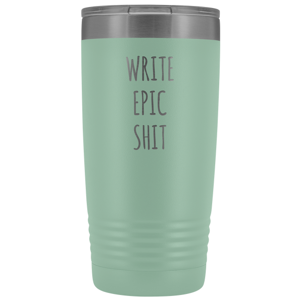 Funny Gifts for Writers Author Tumbler Insulated Hot Cold Travel Coffee Cup 20oz BPA Free