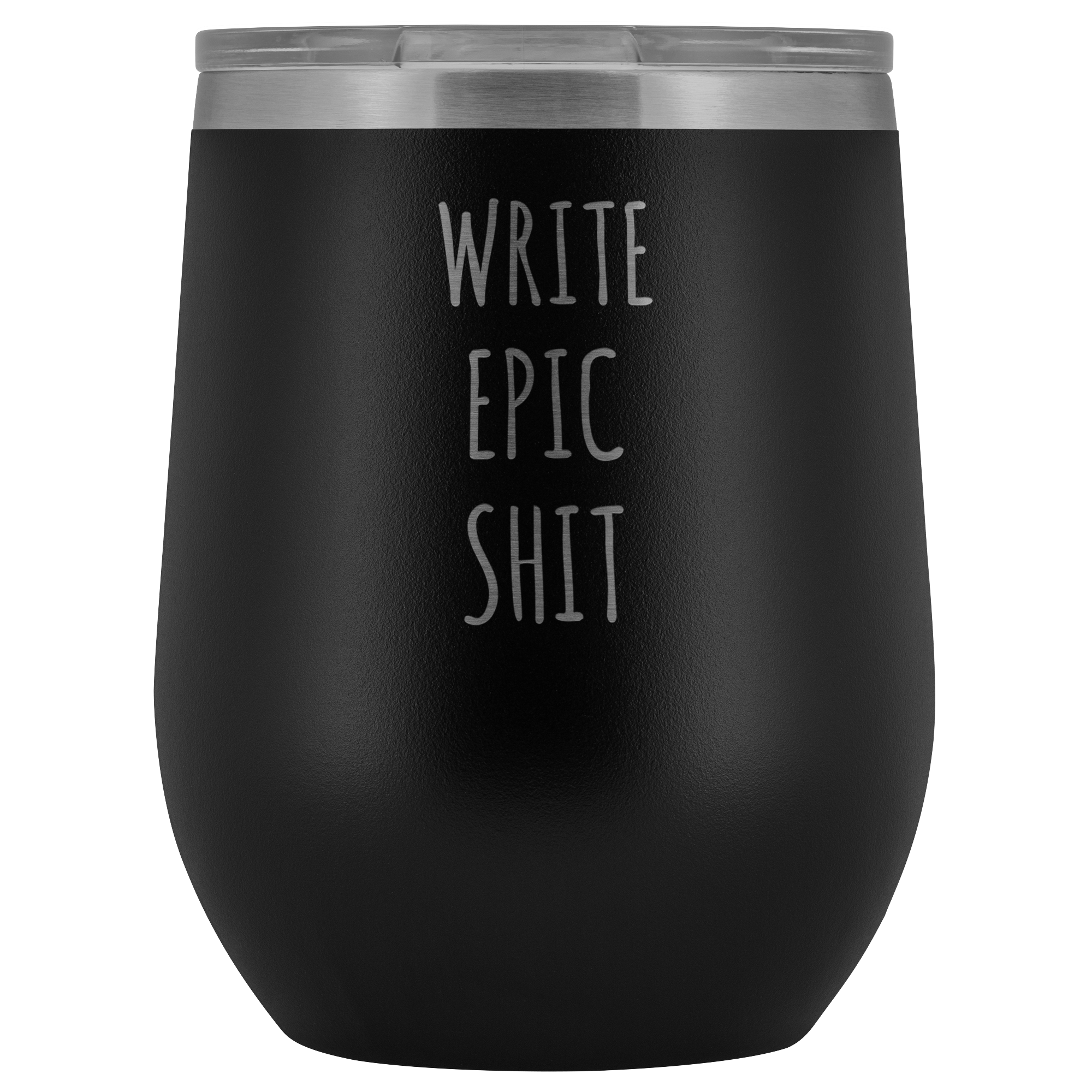 Funny Writer Gifts for Men for Women Author Tumbler Writer Stemless Stainless Steel Insulated Wine Tumbler Cup BPA Free 12oz