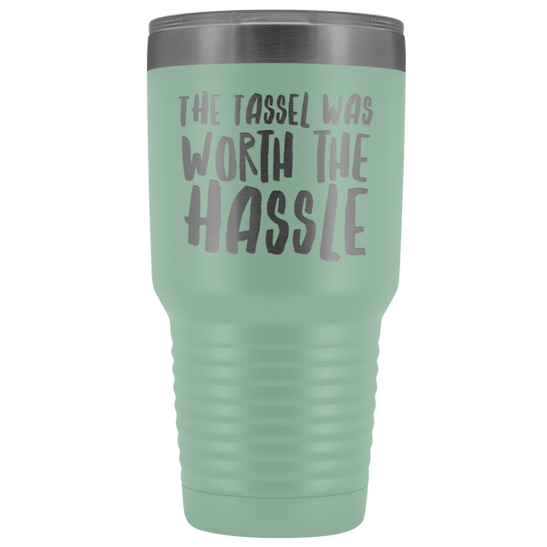 The Tassel Was Worth the Hassle Tumbler Metal Mug Double Wall Vacuum Insulated Hot Cold Travel Cup 30oz BPA Free Mature-Cute But Rude