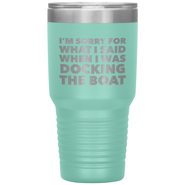 Boating Gifts Funny Boater Tumbler for a Boat Owner Travel Coffee Cup 30oz BPA Free