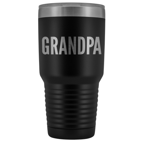 Grandpa Gifts for Grandpas Tumbler Metal Mug Double Wall Vacuum Insulated Hot Cold Travel Cup 30oz BPA Free