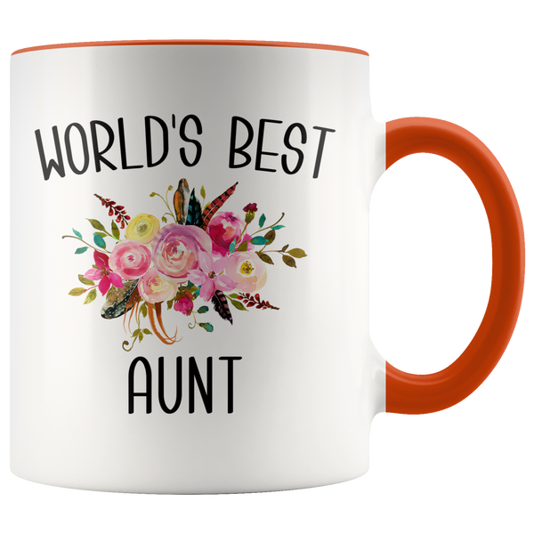 Best Aunt Ever Mug for World's Best Mug Aunt Gift from Niece Coffee Cup New Aunt Gift