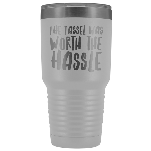 The Tassel Was Worth the Hassle Tumbler Metal Mug Double Wall Vacuum Insulated Hot Cold Travel Cup 30oz BPA Free Mature-Cute But Rude