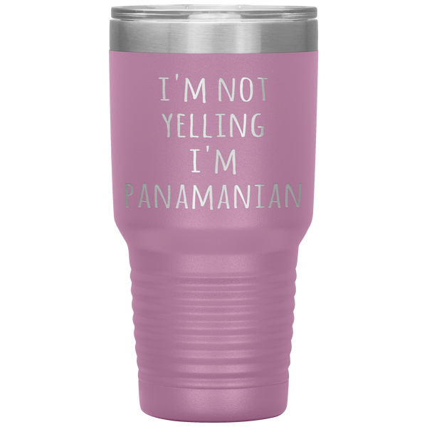 Panama Tumbler I'm Not Yelling I'm Panamanian Funny Gift Travel Coffee Cup 30oz BPA Free