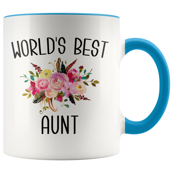 Best Aunt Ever Mug for World's Best Mug Aunt Gift from Niece Coffee Cup New Aunt Gift