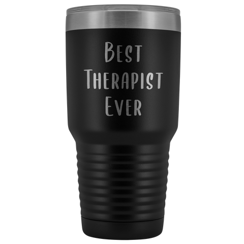 Best Therapist Ever Mug Mental Health Gifts Counselor Gift Therapy Tumbler Metal Insulated Hot Cold Travel Coffee Cup 30oz BPA Free