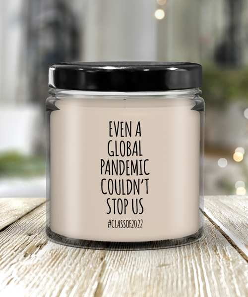 Funny Graduation Gift for Classmate Fellow Graduate Class of 2022 Seniors 2022 9oz Vanilla Scented Soy Wax Blend Candles