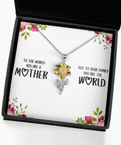 Gift for Mamas for Mother's Day to My Mom Appreciation Gift From Us To Your Family You Are the World