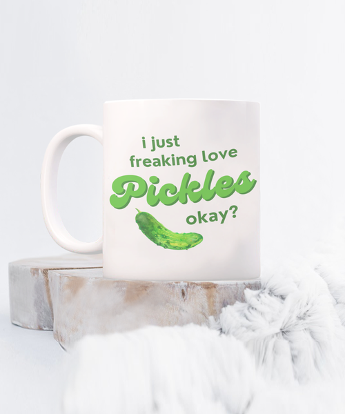 Pickle Mug, Funny Pickle Cup, Pickles, Pickle Gifts, Gift Exchange Idea