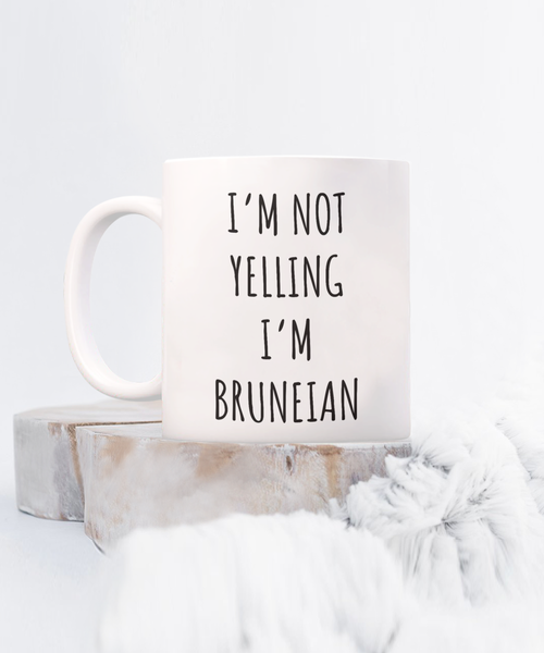 Brunei Mug I'm Not Yelling I'm Bruneian Coffee Cup Brunei Gift