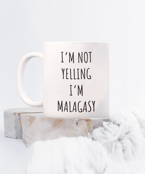 Madagascar Mug I'm Not Yelling I'm Malagasy Coffee Cup Madagascar Gift