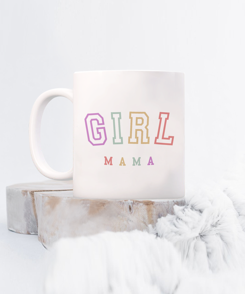 Girl Mama Mug, Expectant Mom Gift, Maternity Mug, Mother's Day Gift, Pregnancy Gift, Gift for Mom From Kids, Coffee Cup