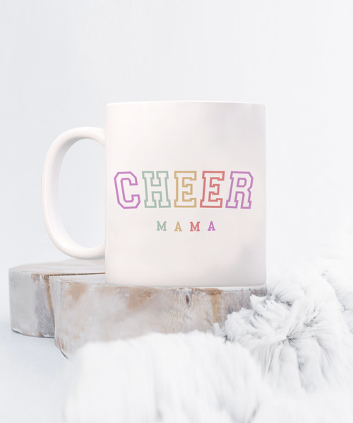 Cheer Mama, Cheer Mom Gift, Cheer Mom Mug, Mother's Day, Gift for Mom, Cheer Coach Gift, Coffee Cup