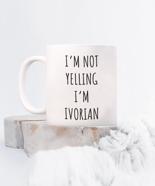 Ivory Coast Mug I'm Not Yelling I'm Ivorian Coffee Cup Ivory Coast Gift