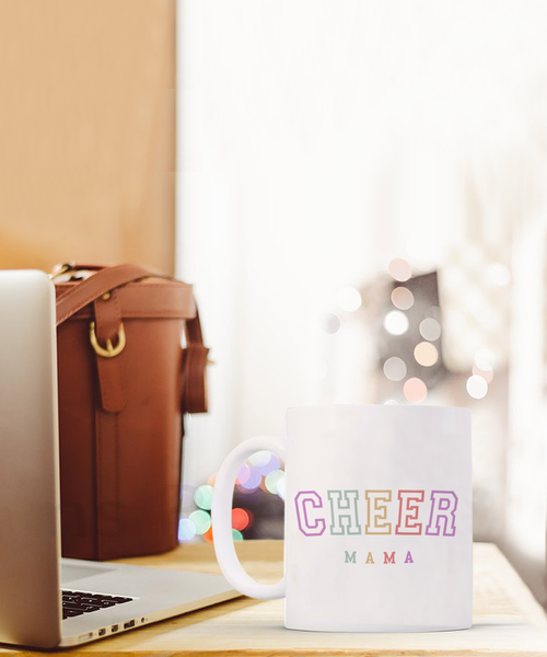 Cheer Mama, Cheer Mom Gift, Cheer Mom Mug, Mother's Day, Gift for Mom, Cheer Coach Gift, Coffee Cup