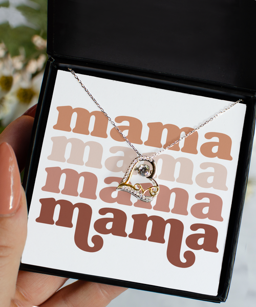 Mama Necklace Gold Plated Silver New Mom Necklace Mommy Necklace Gift for Mother's Day