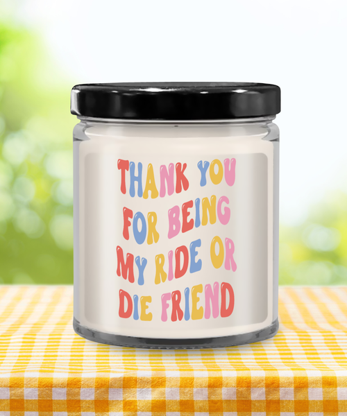 Best Friends Candle, Ride Or Die Gift, Ride Or Die, Ride Or Die Friend, Ride Or Die Gifts, BFF Gift