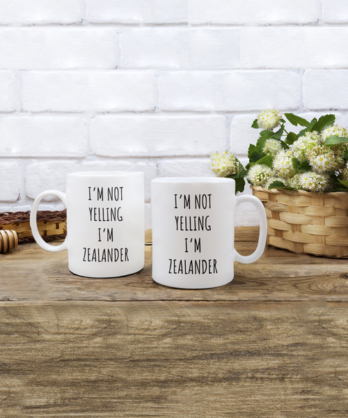 New Zealand I'm Not Yelling I'm Zealander Coffee Cup New Zealand Gift