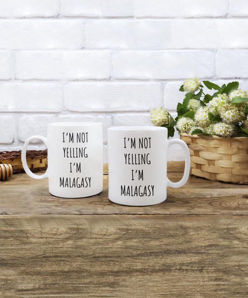 Madagascar Mug I'm Not Yelling I'm Malagasy Coffee Cup Madagascar Gift