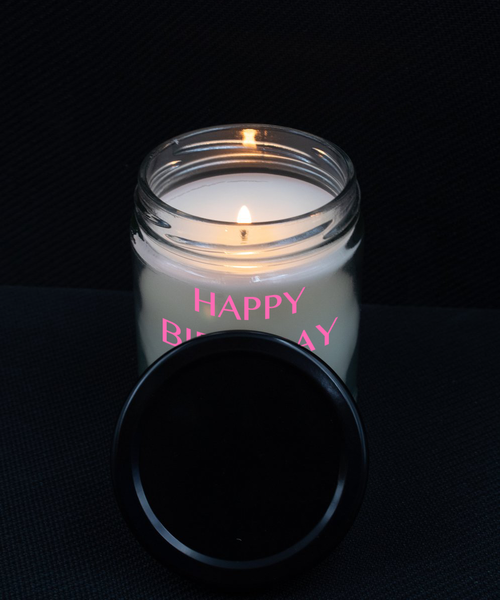 Happy Birthday You Old Slutbag Candle 9 oz Vanilla Scented Soy Wax Blend Candles Funny Gift
