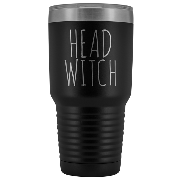 Head Witch Tumbler Funny Fall Halloween Gifts for Witches Metal Mug Insulated Hot Cold Travel Coffee Cup 30oz BPA Free