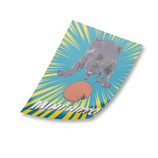Mini Hippo Sticker