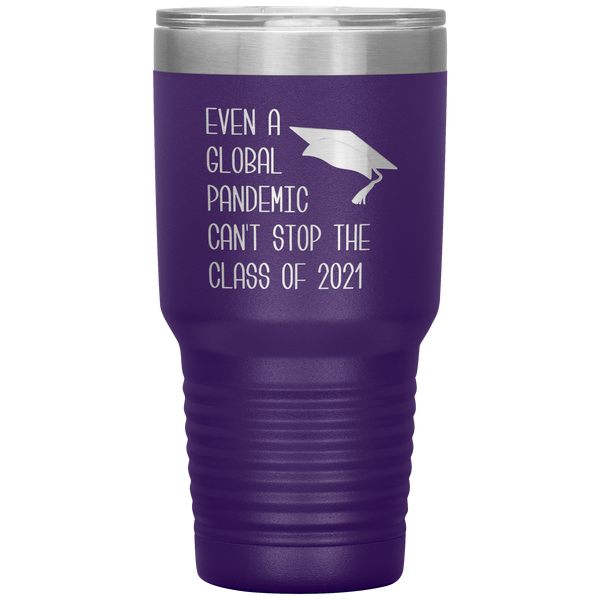 Class of 2021 Tumbler Graduation Gift High School Graduate Travel Coffee Cup 30oz BPA Free
