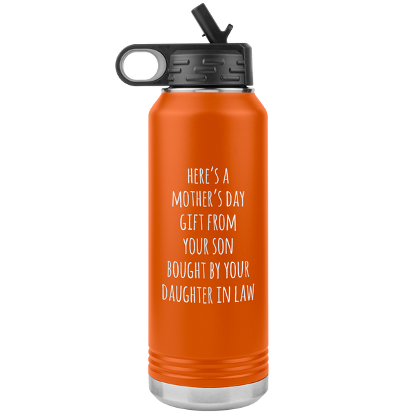 Here's a Mother's Day Gift From Your Son Insulated Water Bottle Tumbler 32oz BPA Free