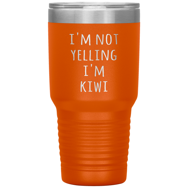 New Zealand Tumbler I'm Not Yelling I'm Kiwi Funny Gift Travel Coffee Cup 30oz BPA Free