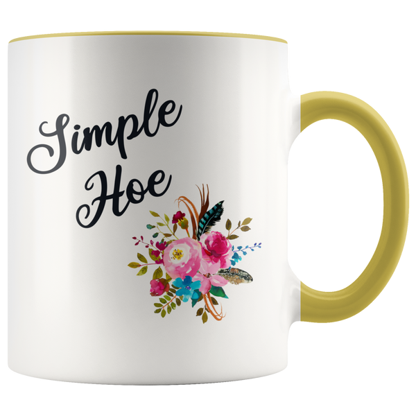 Simple Hoe Mug Funny Floral Coffee Cup Rude Gag Gift Idea Crass Insulting Best Friend Birthday Gifts