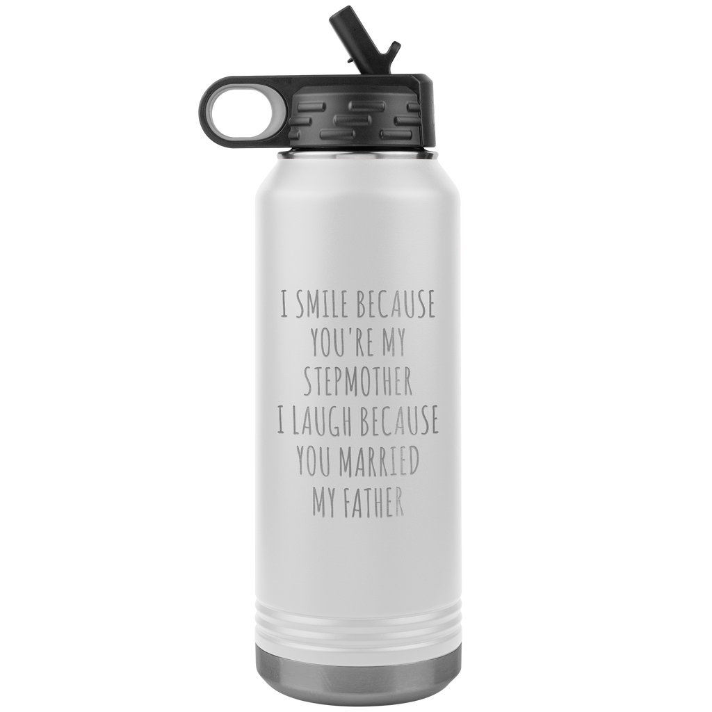 Funny Stepmom Mother's Day Gift Step Mom Water Bottle Insulated Tumble – Cute But Rude