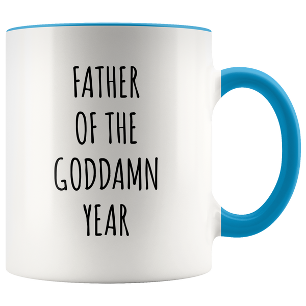 Father of the Goddamn Year Mug Accent Coffee Cup