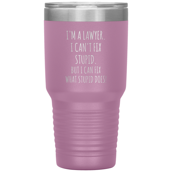 Law School Graduation Gift Attorney Tumbler I'm a Lawyer Travel Coffee Cup 30oz BPA Free