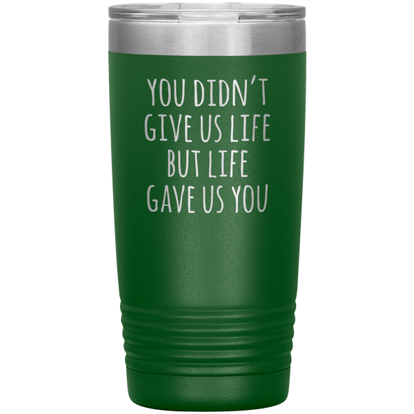 Stepmom Gift Idea for Stepmother Adoptive Mom Mother's Day Present From Us Stemless Insulated Tumbler Hot Cold BPA Free 20oz Travel Coffee Cup