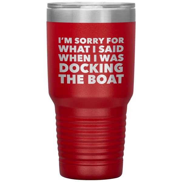 Boating Gifts Funny Boater Tumbler for a Boat Owner Travel Coffee Cup 30oz BPA Free