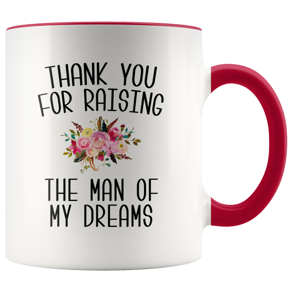Thank You For Raising The Man Of My Dreams Mug Mother of the Groom Wedding Gift Mother in Law Wedding Present Coffee Cup