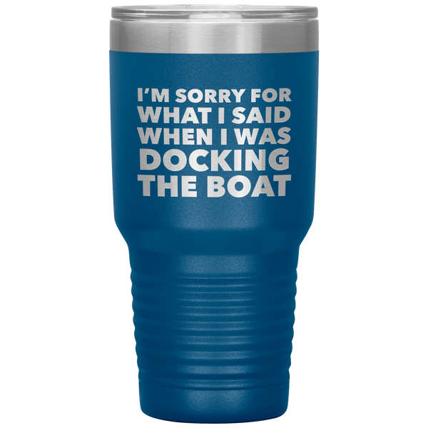 Boating Gifts Funny Boater Tumbler for a Boat Owner Travel Coffee Cup 30oz BPA Free