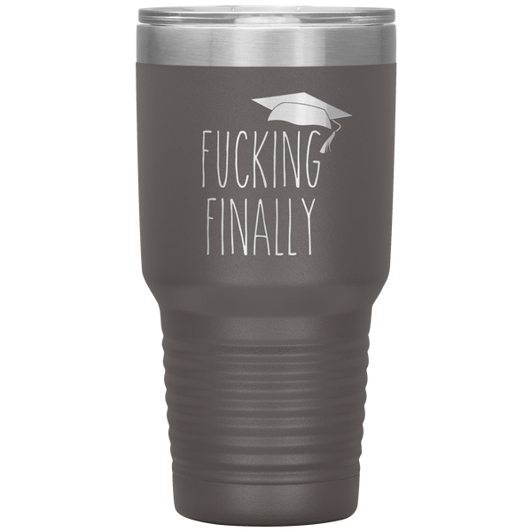 Fucking Finally Graduating Mug Class of 2021 Tumbler Travel Coffee Cup 30oz BPA Free
