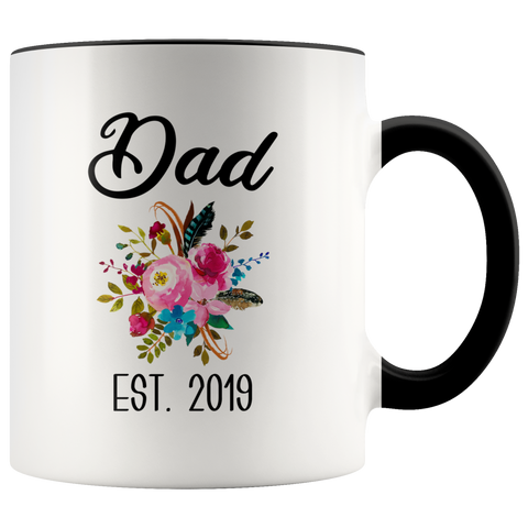 New Dad Mug Expecting Daddy to Be Gifts Baby Shower Gift Pregnancy Announcement Coffee Cup Dad Est 2019