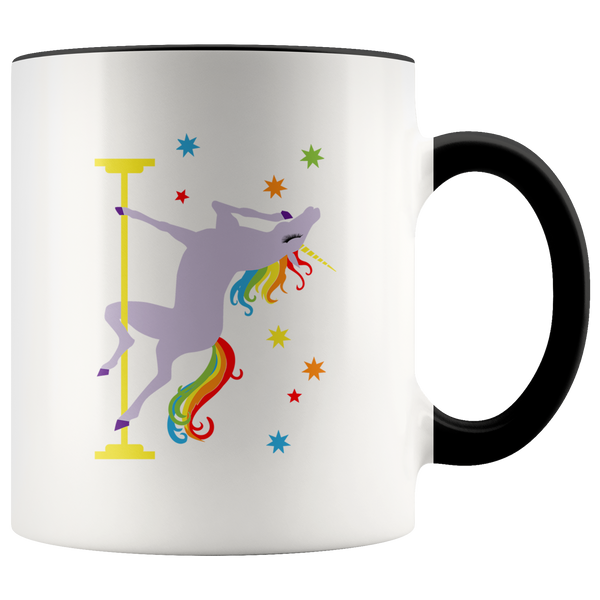 Pole Dancing Unicorn Mug I'm Fabulous I'm Magical Rainbow Coffee Cup Funny Gay Pride Gifts for Men Women Gift for Her Birthday for Him 11oz