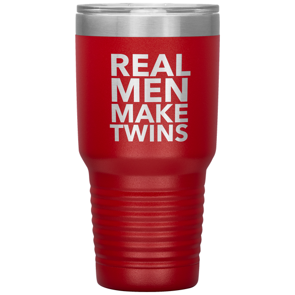 Real Men Make Twins Tumbler Travel Coffee Cup 30oz BPA Free